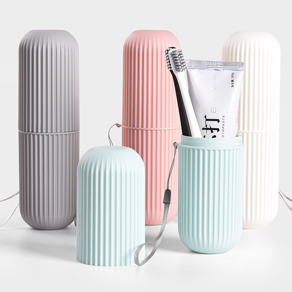 Travel Portable Toothbrush Toothpaste Holder Storage Case Box Organizer Household Storage Cup Outdoor Holder Bathroom Tool &