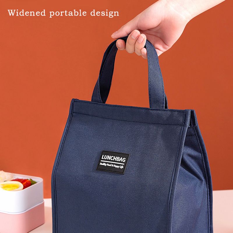 Fashion Insulated Lunch Bags For Men Women Bento Box Organizer Waterproof Camping Food Drink Cooler Bag &