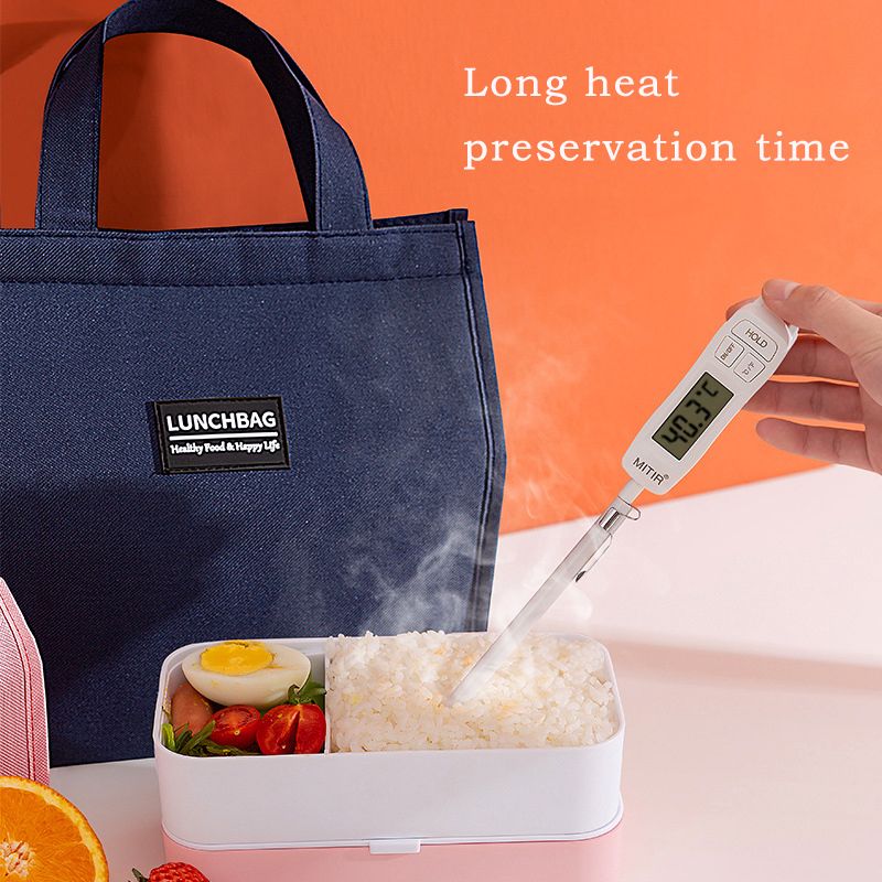 Fashion Insulated Lunch Bags For Men Women Bento Box Organizer Waterproof Camping Food Drink Cooler Bag &