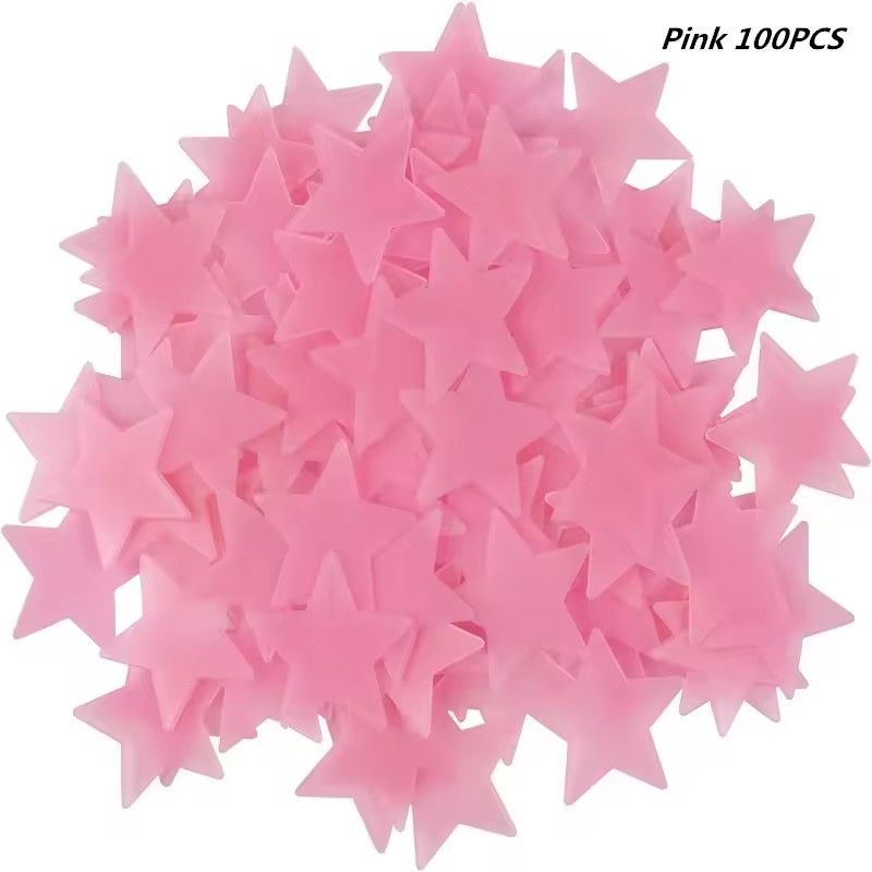 3D stars glow in the dark Luminous on Wall Stickers for Kids Room living room Wall Decal Home Decoration poster J--82