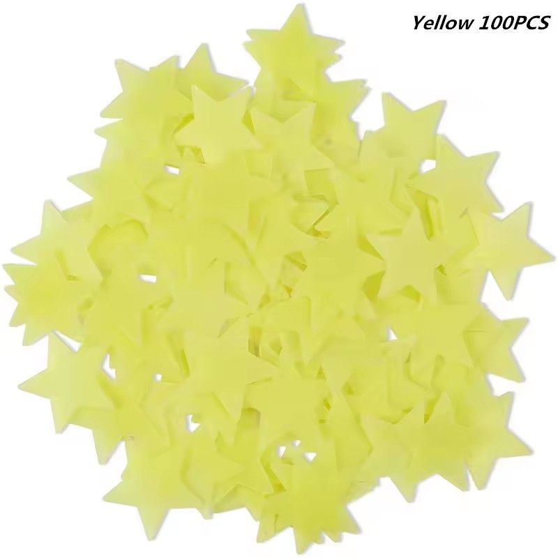 3D stars glow in the dark Luminous on Wall Stickers for Kids Room living room Wall Decal Home Decoration poster J--82