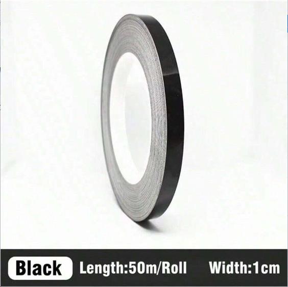 1CM*50M Silver Gold Adhesive Floor Tile Strip Seam Sticker Copper Foil Tape Waterproof Wall Sealing Tape Home Decoration E-1179