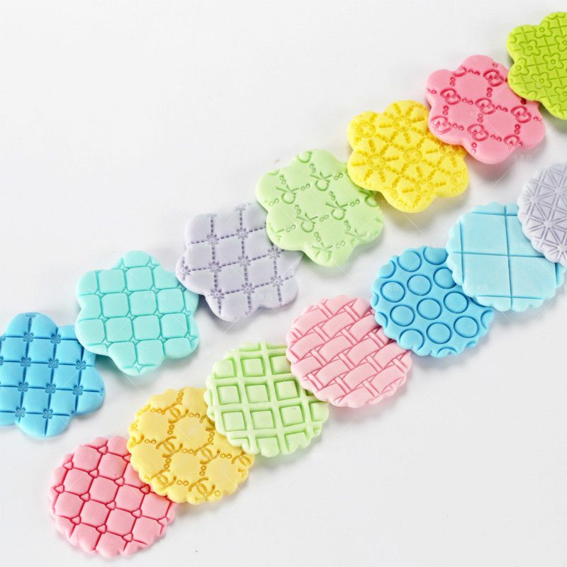 9 Baking Mold Sets Biscuit Tool Plastic Cake Mould Fondant Decoration E-576
