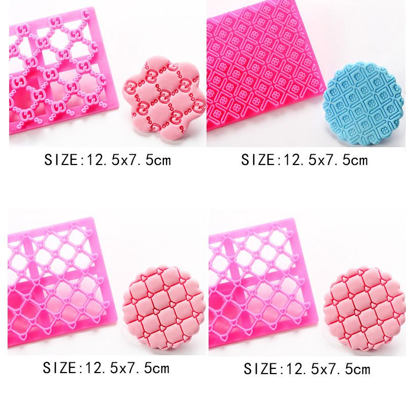9 Baking Mold Sets Biscuit Tool Plastic Cake Mould Fondant Decoration E-576
