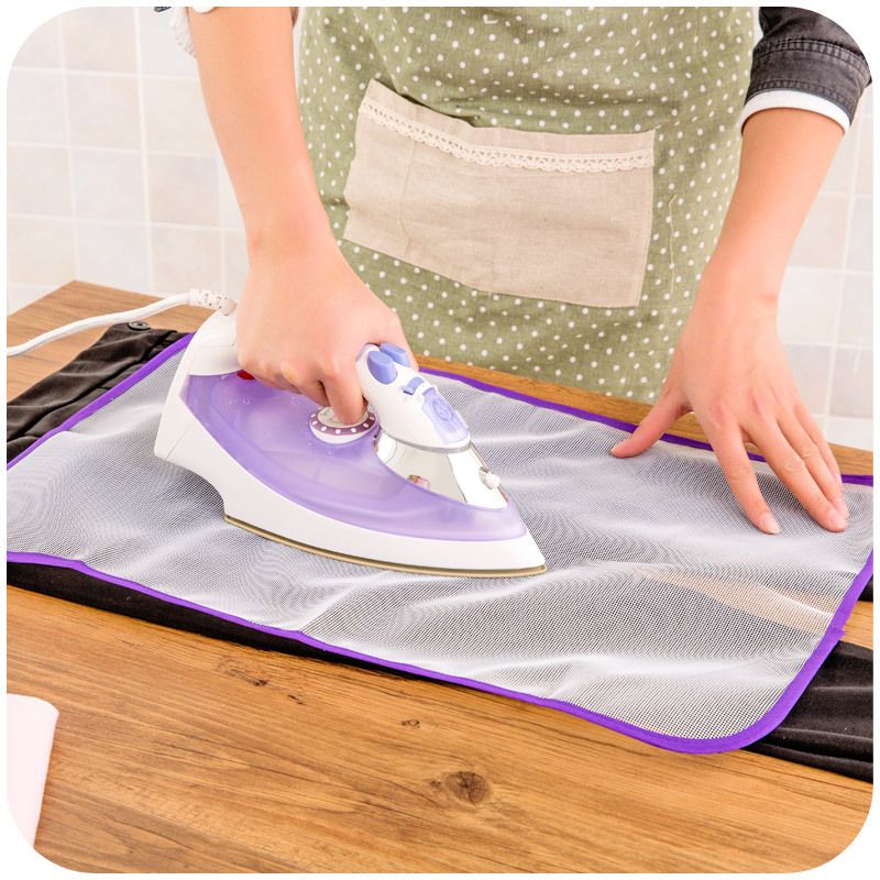 1pc Protective Insulation Ironing Board Cover Random Colors Against Pressing Pad Ironing Cloth Guard Protective Press Mesh &D3-5