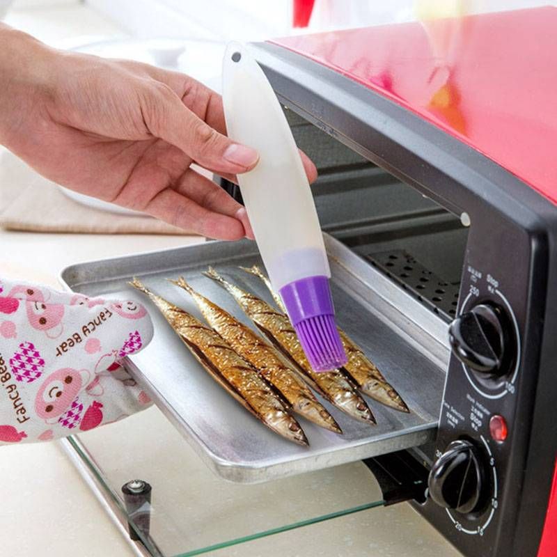1PCS Silicone Liquid Oil Pen Pastry Brush For Cake Butter Bread Pastry Brush Baking Tool J--81