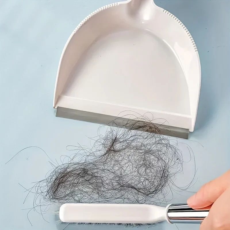 Mini Dustpan and Brush Set Hand Brush Dust Pan Table Cleaning Brush Sweep Broom for Home Computer Keyboard Desktop Table Clean