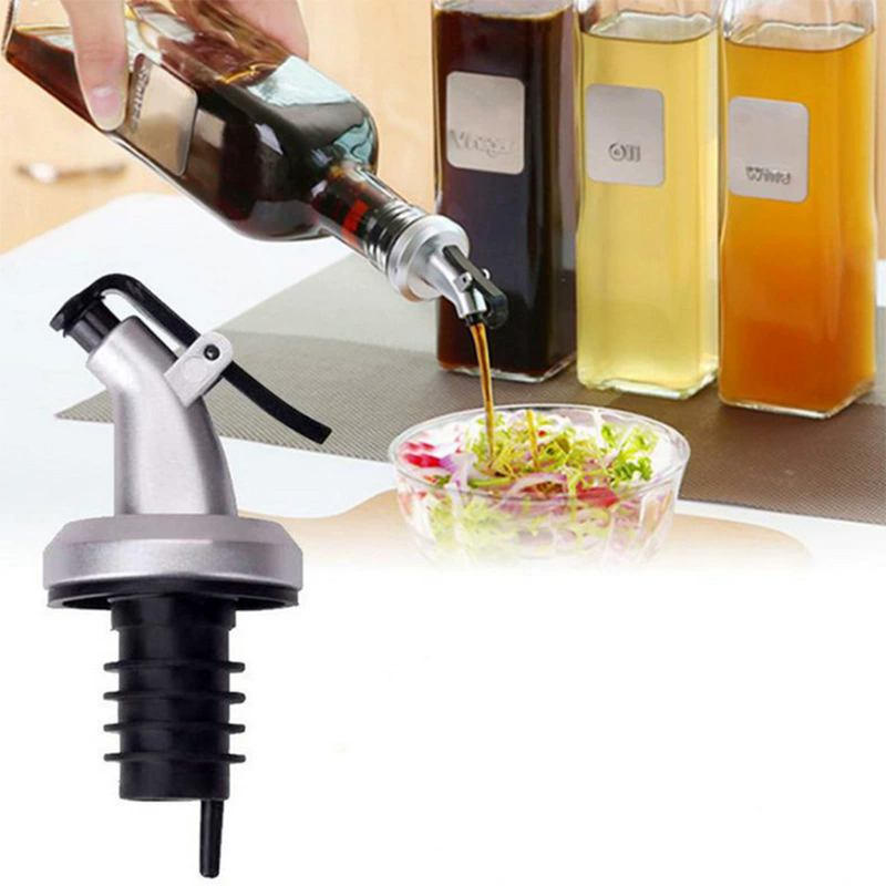 1pc Olive Oil Sprayer Drip Wine Pourers Liquor Dispenser Leak-proof Nozzle Sauce Boat Bottle Stopper Kitchen Bar BBQ Tool &E-1187