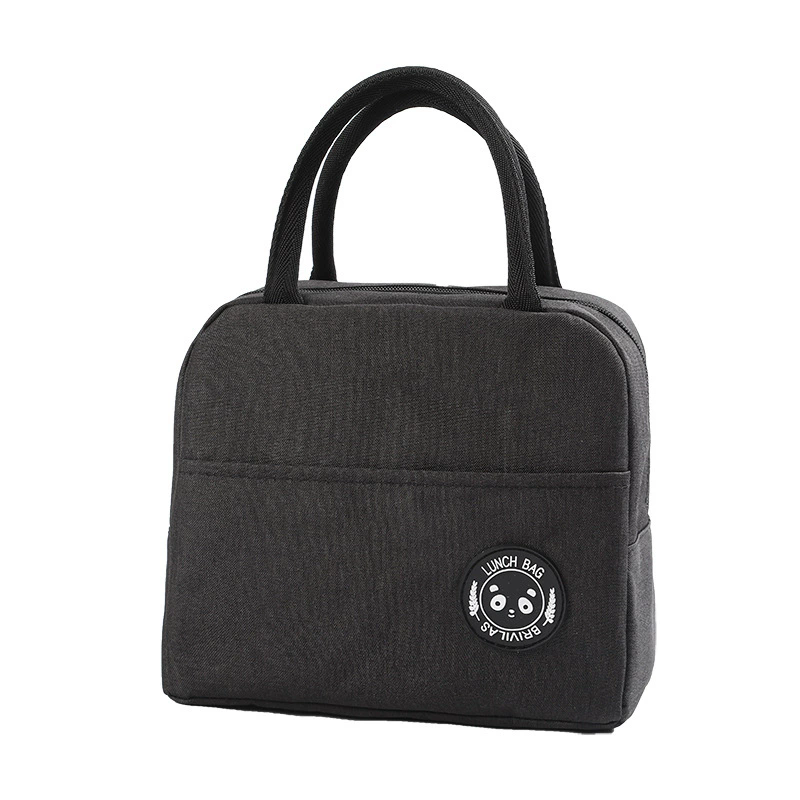 Fresh Cooler Bags Waterproof Nylon Portable Zipper Oxford Lunch Bags For Women Convenient Lunch Box Tote Food Bags