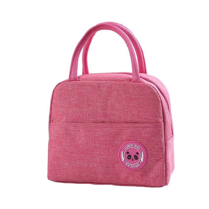 Fresh Cooler Bags Waterproof Nylon Portable Zipper Oxford Lunch Bags For Women Convenient Lunch Box Tote Food Bags