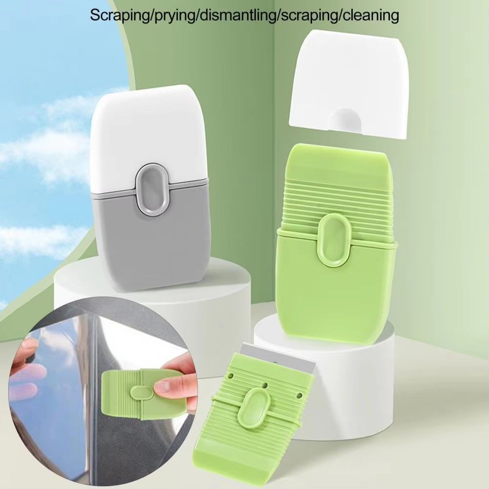 Mini spatula, compact and portable dual head wall ceramic cleaner, tile scraper, multifunctional cleaning tool