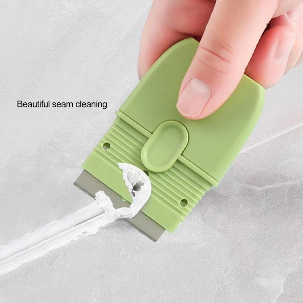 Mini spatula, compact and portable dual head wall ceramic cleaner, tile scraper, multifunctional cleaning tool