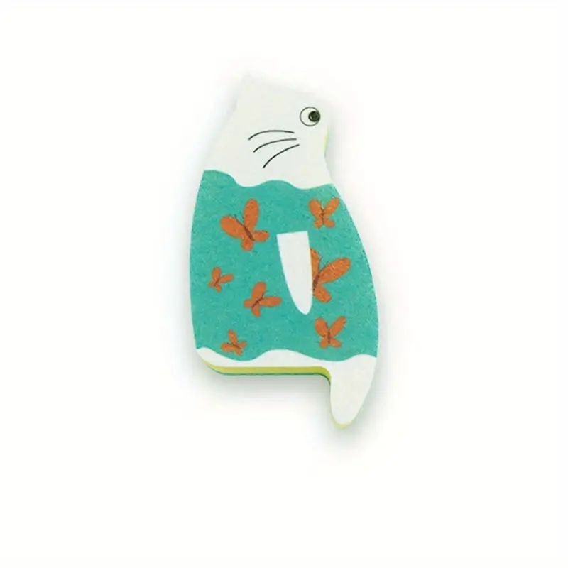 Japanese style kitchen dishwashing sponge cat cute cartoon dishwashing cloth cleaning products kitchen supplies