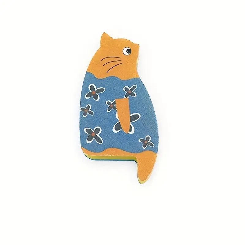 Japanese style kitchen dishwashing sponge cat cute cartoon dishwashing cloth cleaning products kitchen supplies
