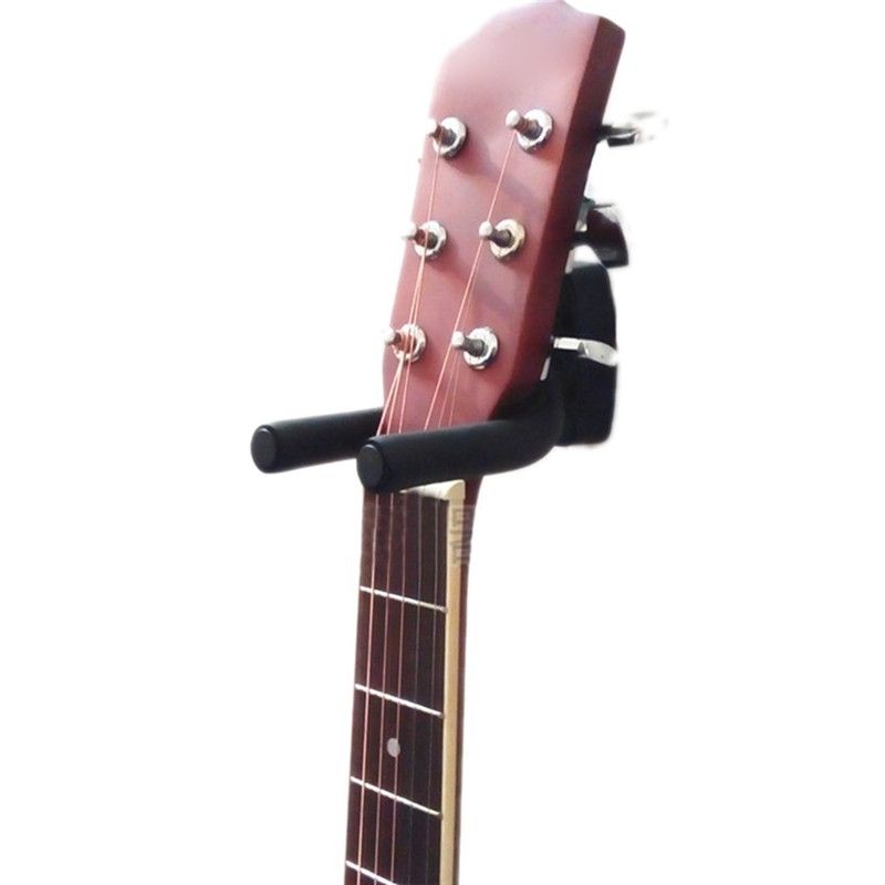 1 Pcs Guitar Hanger Hook Holder Wall Mount Stand Rack Bracket Display Guitar Bass Screws Accessories E-391