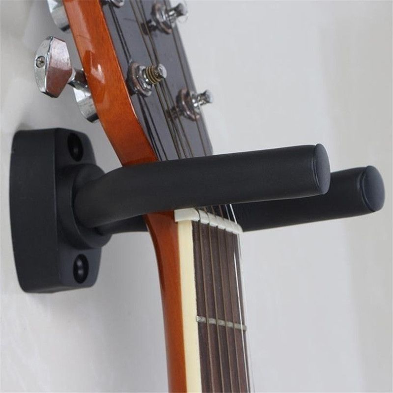 1 Pcs Guitar Hanger Hook Holder Wall Mount Stand Rack Bracket Display Guitar Bass Screws Accessories E-391