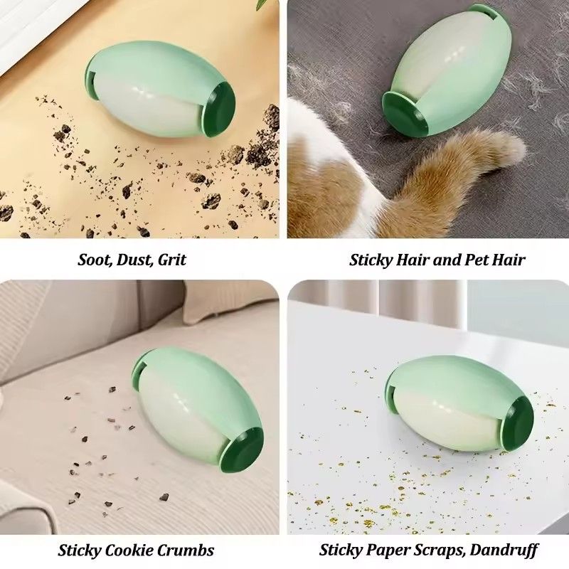 1pc Washable Sticky Lint Roller Reusable Hair, Cat Dog Dust Hair, Sofa, Bed, Clothes Cleaning Rolling Household Accessories