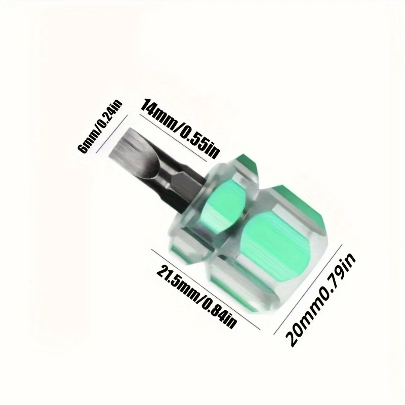 5pcs Mini screwdriver, cross shaped manual screwdriver, car mudguard, small carrot head, disassembly and maintenance tool batch
