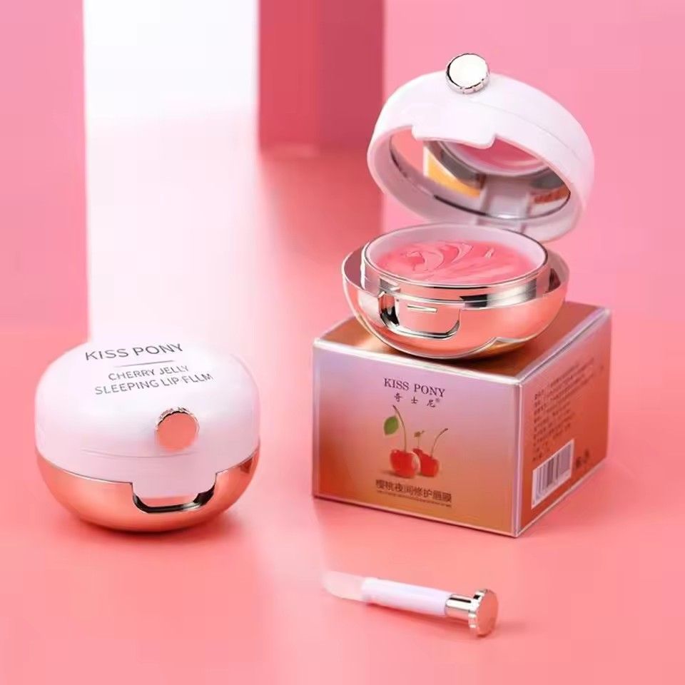 Night Sleep Air Cushion Hydration Lip Mask Lip Oil Hydrating Plumping Lip Gloss Tinted Clear Lip Blam Lip Care Comestic
