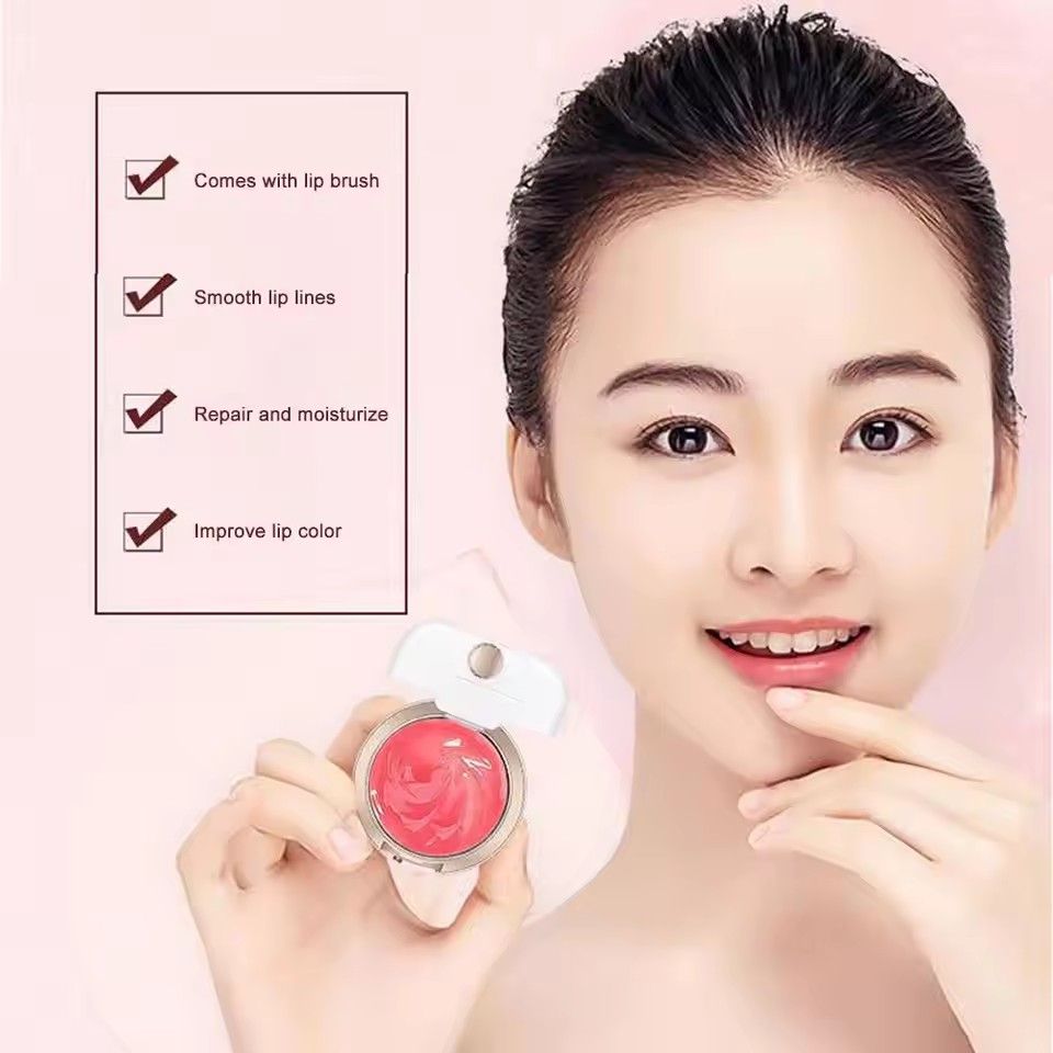 Night Sleep Air Cushion Hydration Lip Mask Lip Oil Hydrating Plumping Lip Gloss Tinted Clear Lip Blam Lip Care Comestic