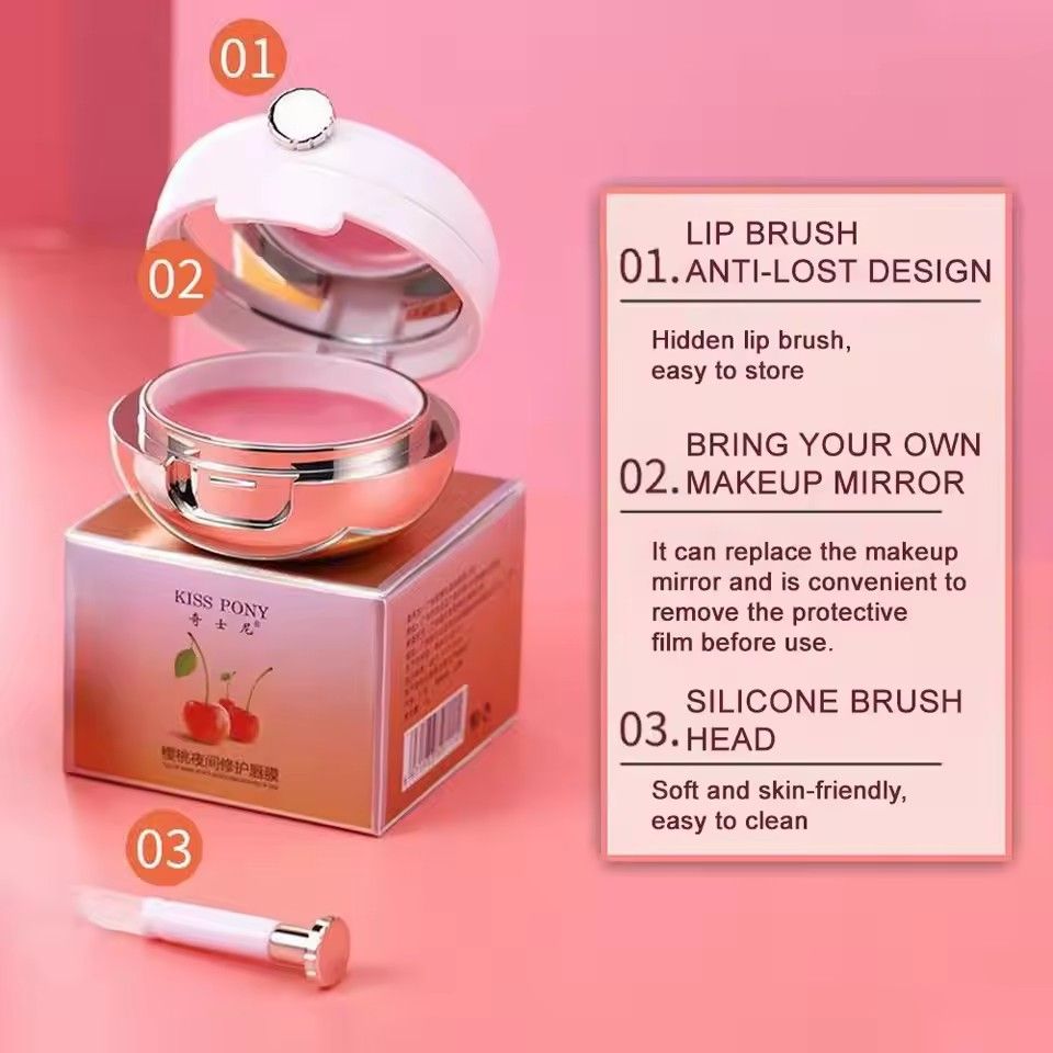 Night Sleep Air Cushion Hydration Lip Mask Lip Oil Hydrating Plumping Lip Gloss Tinted Clear Lip Blam Lip Care Comestic