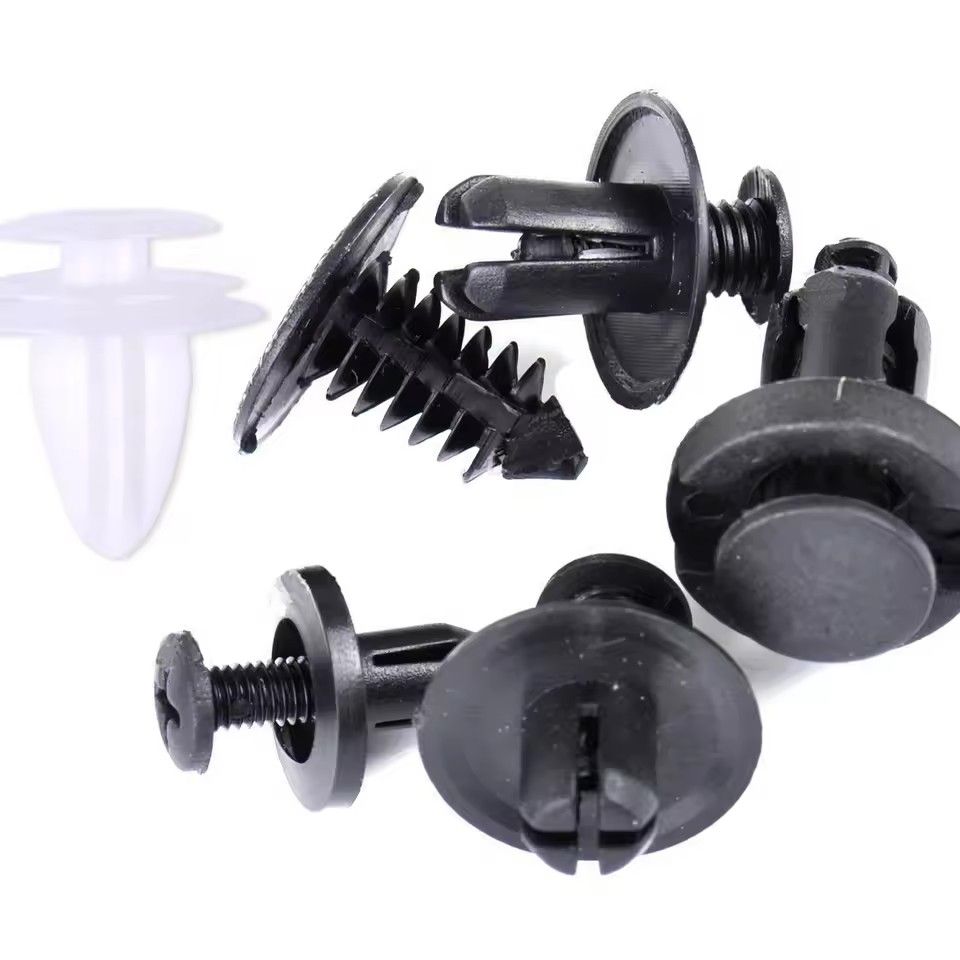6 Size 100pcs Auto Fastener Car Clips Mixed Body Push Retainer Pin Rivet Bumper Door Trim Panel Retainer Fastener Kit E-1129