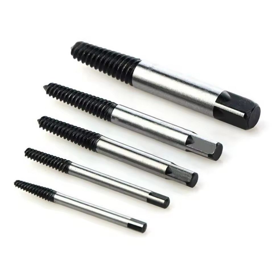 5Pcs Screw Extractor Center Drill Bits Guide Set Broken Damaged Bolt Remover Removal Speed Easy Set &E-1115