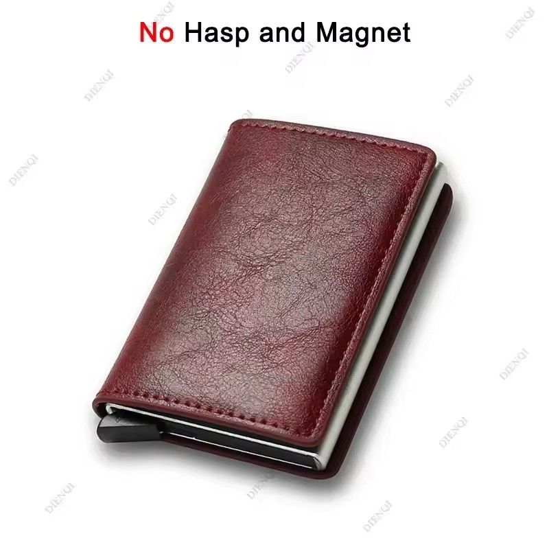 RFID anti-theft brush automatic pop-up card bag ultra-thin credit card metal card bag men's multi card wallet carbon fiber
C-221