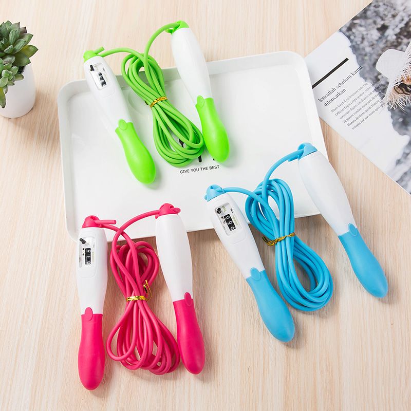 1 pcs Excercise Workout Gym Fitness Exercise Skipping Rope Jump Counter Automatic Digital Jump Ropes Tools F4-59