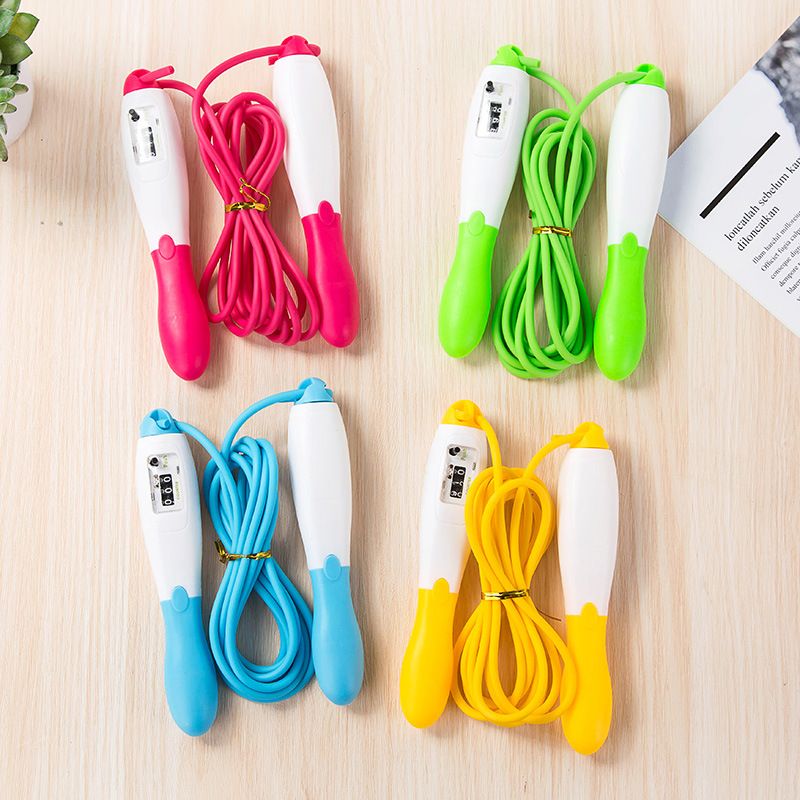 1 pcs Excercise Workout Gym Fitness Exercise Skipping Rope Jump Counter Automatic Digital Jump Ropes Tools F4-59
