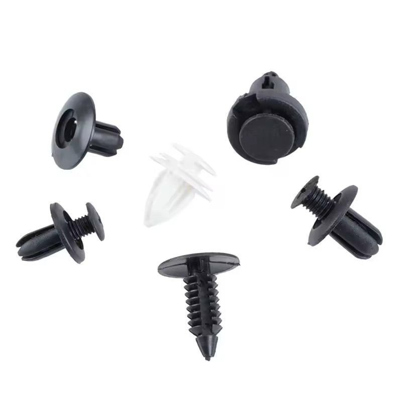 6 Size 100pcs Auto Fastener Car Clips Mixed Body Push Retainer Pin Rivet Bumper Door Trim Panel Retainer Fastener Kit E-1129