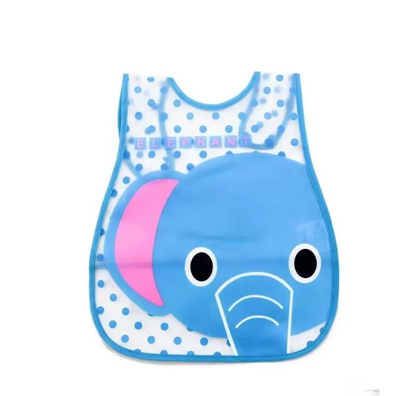 Baby Bibs EVA Waterproof Lunch Bibs Boys Girls Infants Cartoon Pattern Bibs Burp Cloths For Children Self Feeding Care M-54