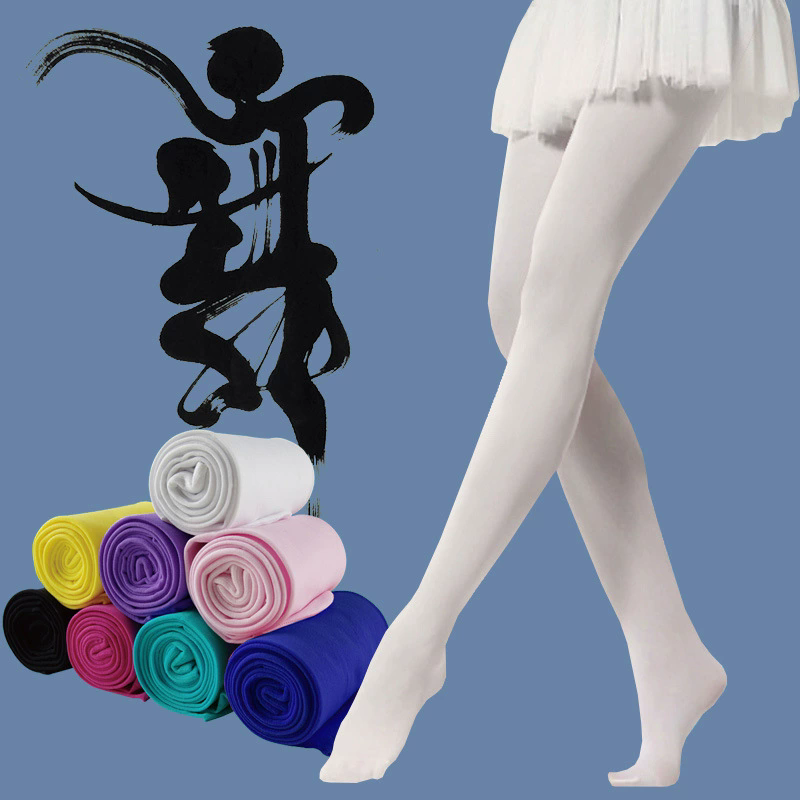 Awaii Children Solid Girls Ballet Dance Tights Velvet Pantyhose Kids Knee High Socks Princess Soft Stockings High Quality F3--39