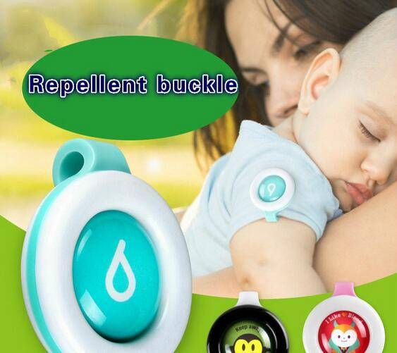 2PCS Mosquito Repellent Badge Button Baby Pregnant Woman Mosquito Repellent Clip M--50