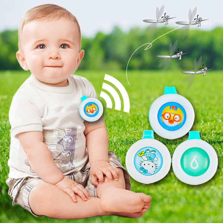 2PCS Mosquito Repellent Badge Button Baby Pregnant Woman Mosquito Repellent Clip M--50
