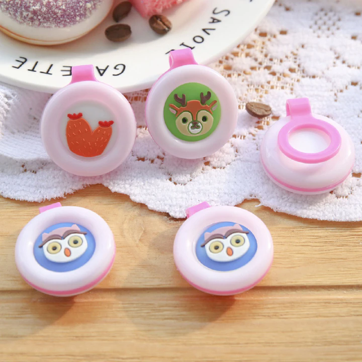 2PCS Mosquito Repellent Badge Button Baby Pregnant Woman Mosquito Repellent Clip M--50