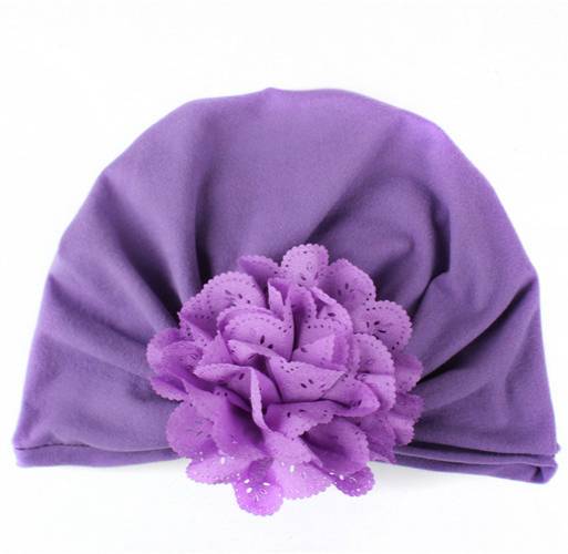 Newborn Baby Girls Infant Toddler Flower Hat Cotton Soft Hat Cap M-2