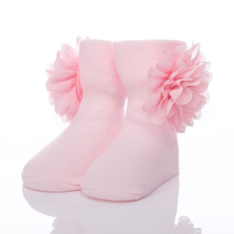 Baby Girls Princess Flowers Socks Hot Selling L--16--1