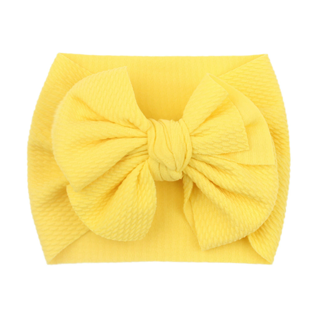 Big Baby Headband Girl Newborn Kids Children Elastics Rubber Bandage Hair Accessory Hairbands Turban Bow Clothing Photography