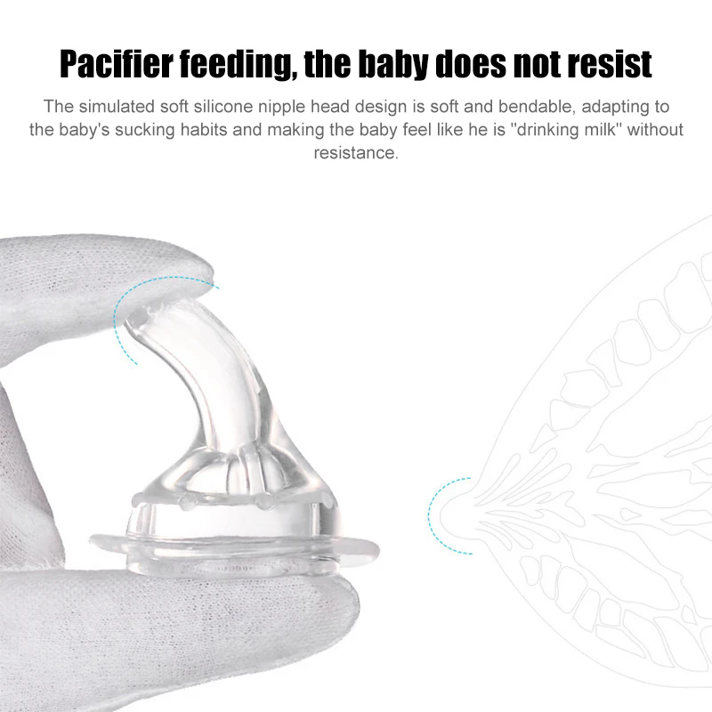 Baby Kids Smart Medicine Dispenser Needle Feeder Squeeze Medicine Dropper Dispenser Pacifier Baby Feeding Utensils &E-945
