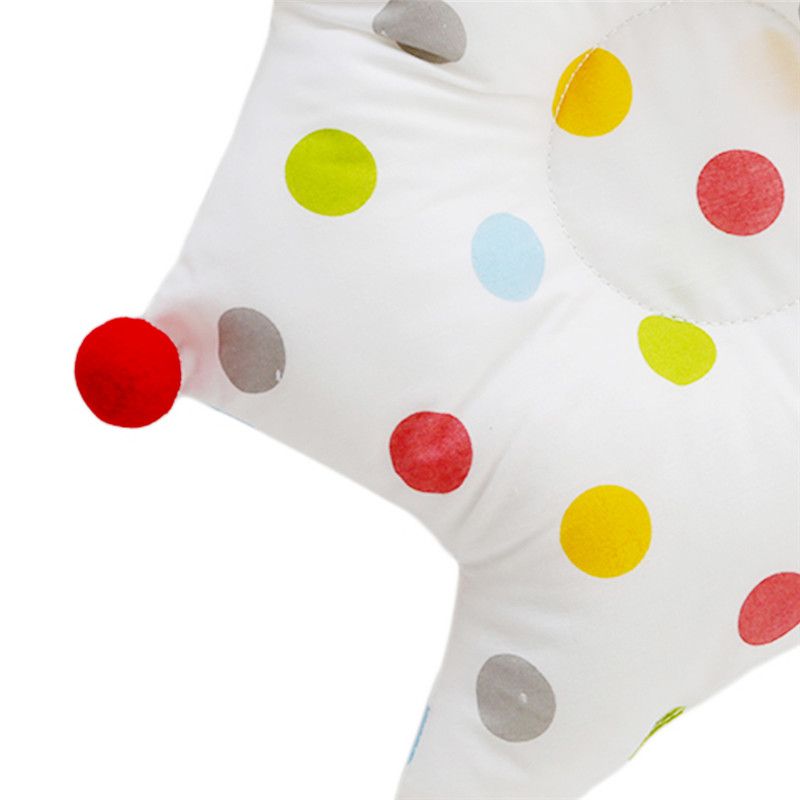 Baby Shaping Pillow Prevent Flat Head Infants Crown Dot Bedding Pillows Newborn Boy Girl Room Decoration Accessories 0-24 Month