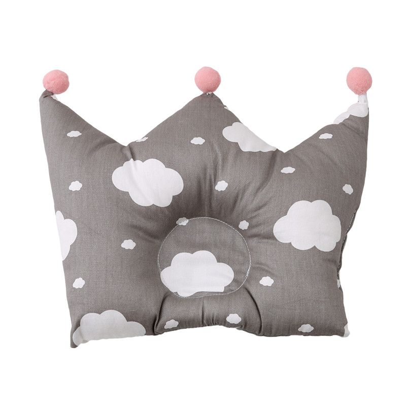 Baby Shaping Pillow Prevent Flat Head Infants Crown Dot Bedding Pillows Newborn Boy Girl Room Decoration Accessories 0-24 Month
