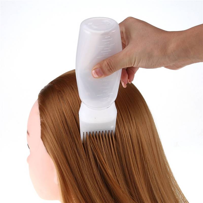 Amazing! 60ml Women's Fashion Hair Dye Bottle Applicator Brush Dispensing Salon Hairdressing Tool GIFT B2--130