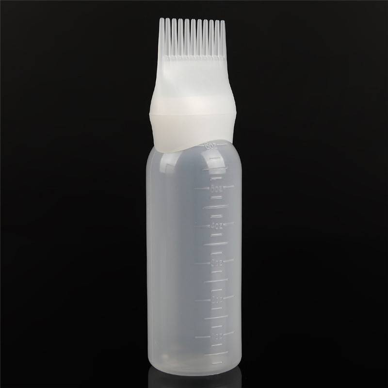 Amazing! 60ml Women's Fashion Hair Dye Bottle Applicator Brush Dispensing Salon Hairdressing Tool GIFT B2--130
