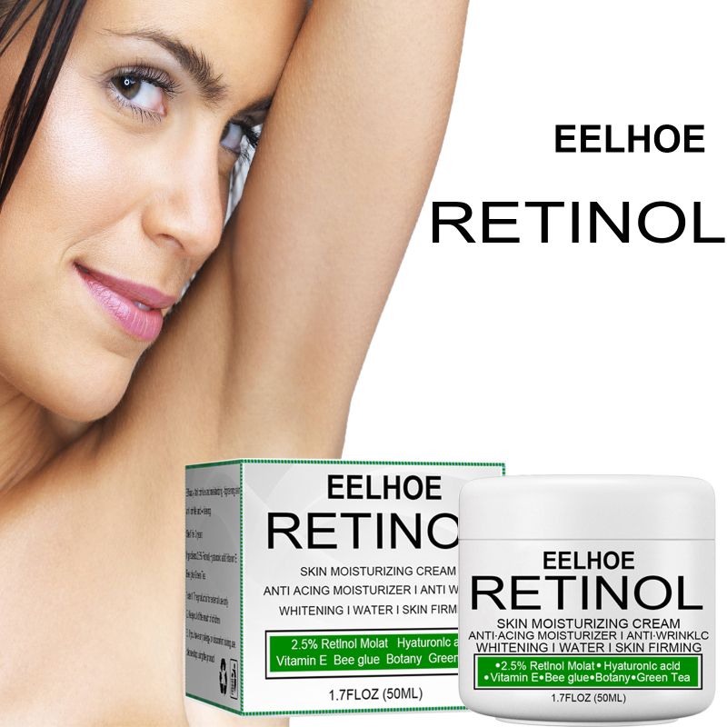 50ml Retinol Body Whitening Cream Underarm Legs Knee Elbows Private Dark Spot Removal Skin Firming Brightening Moisturizing Facial B2-797