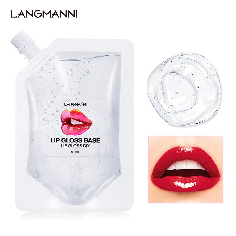 50ml DIY lipstick lotion raw transparent moisturizing lip gloss base oil moisturizing non-stick gel lip glossB2-552
