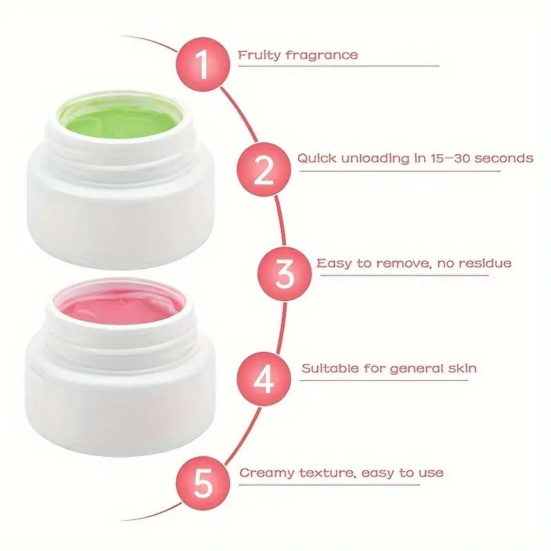 Fruit Flavor Grafting Eyelash Remover Balm, Refreshing Lashes Extension Glue Cleansing Balm B2-824