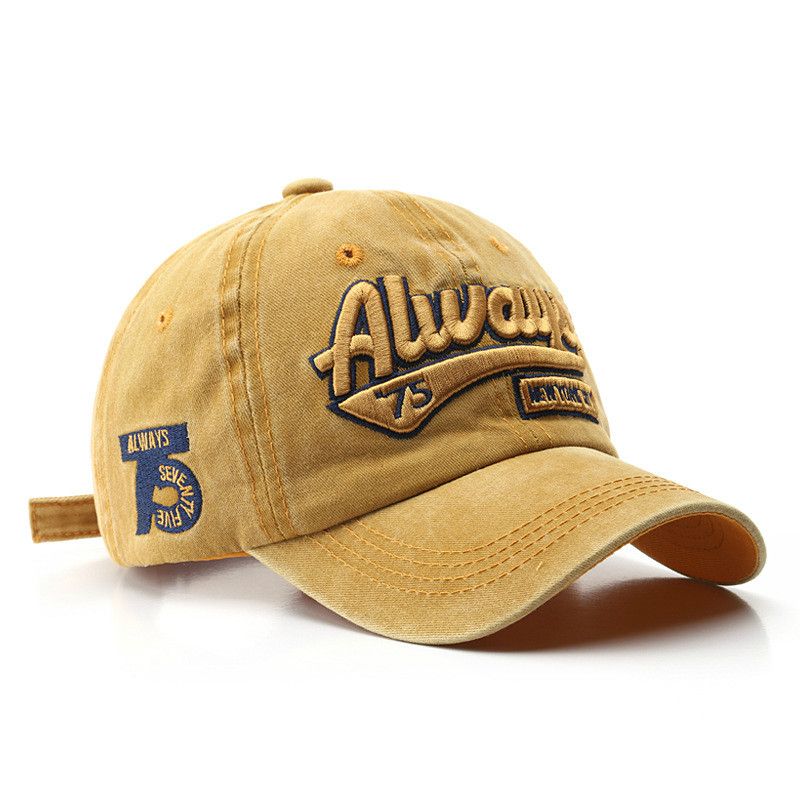 New Fashion Letter Embroidery Caps Personality Street Popular Sun Hat Men's and Women's Baseball Caps &