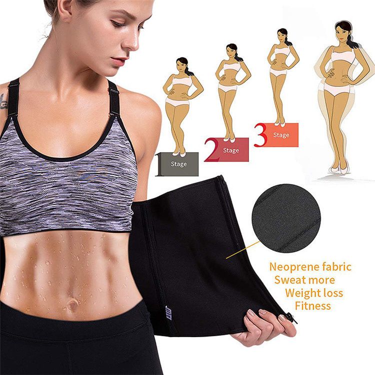 Vensslim Men Waist Trainer Neoprene Sauna Slimming Belt Abdomen Body Shaper Corset Weight Loss Sweat Belly Compression Strap