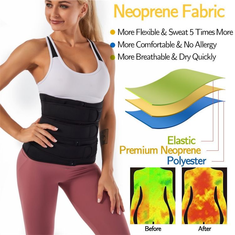 Vensslim Men Waist Trainer Neoprene Sauna Slimming Belt Abdomen Body Shaper Corset Weight Loss Sweat Belly Compression Strap